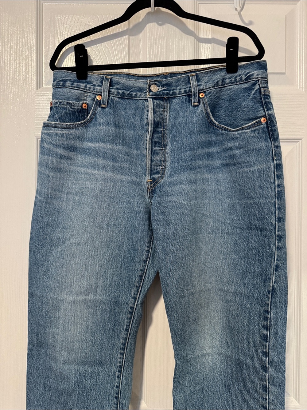 Levi's 501 90s Ankle Jeans - Light Blue Women’s Size 32x27 - Picture 2 of 8